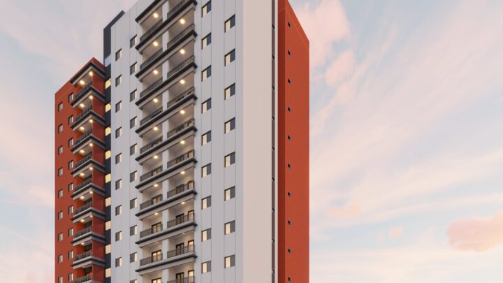 Empreendimento Oni Japão: torre residencial em alvenaria estrutural com projeto da Flux Estruturas
